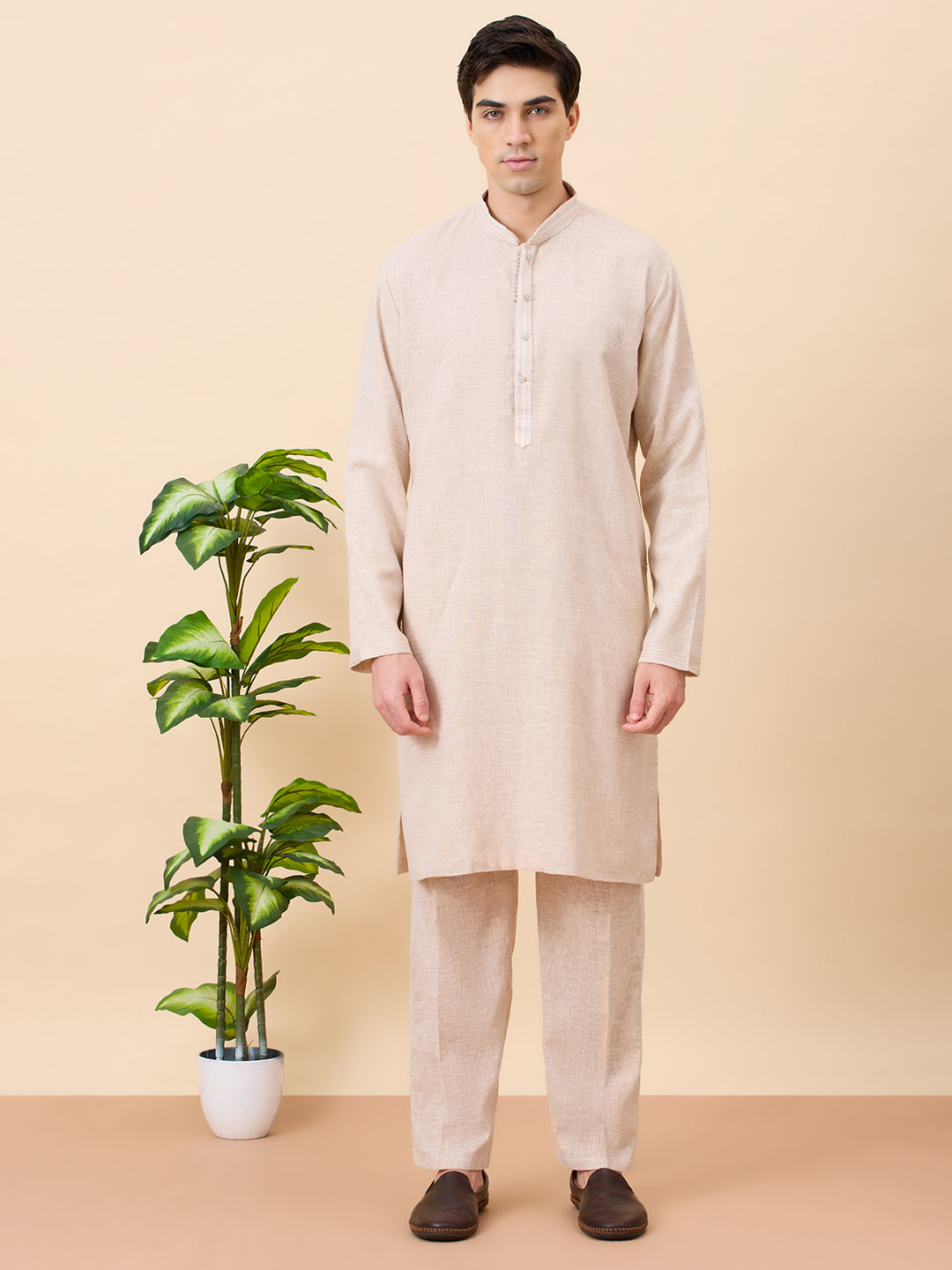 Krishna Cotton Kurta Set