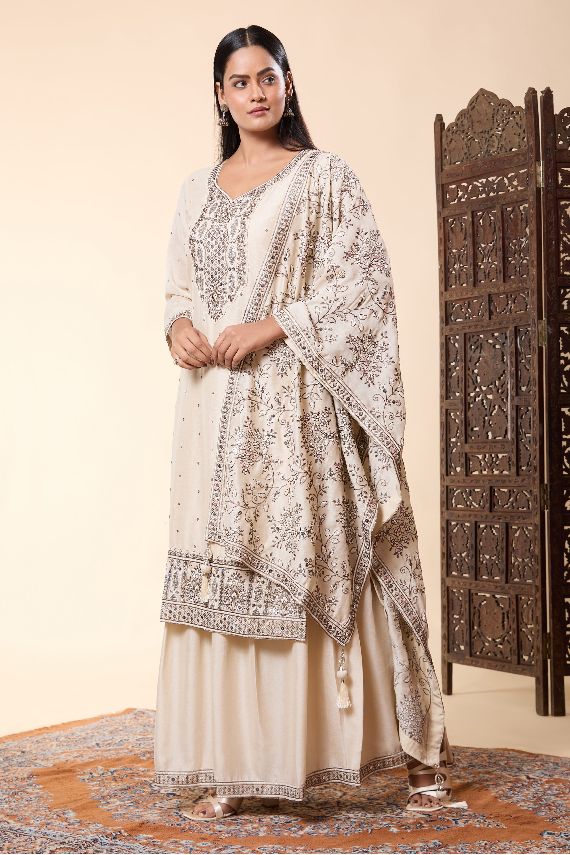 Naya Palazzo Suit - Roop Darshan