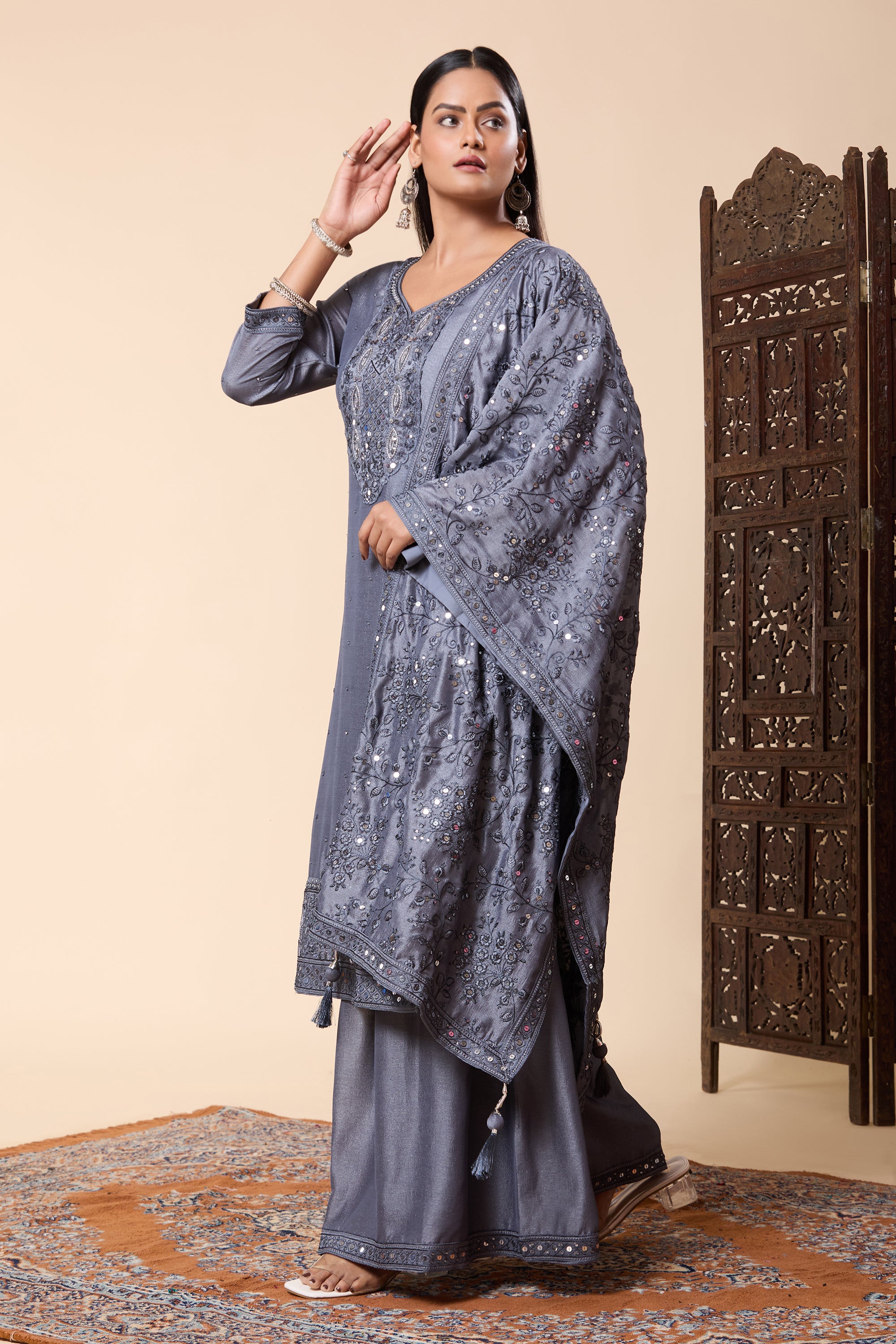Naya Palazzo Suit - Roop Darshan