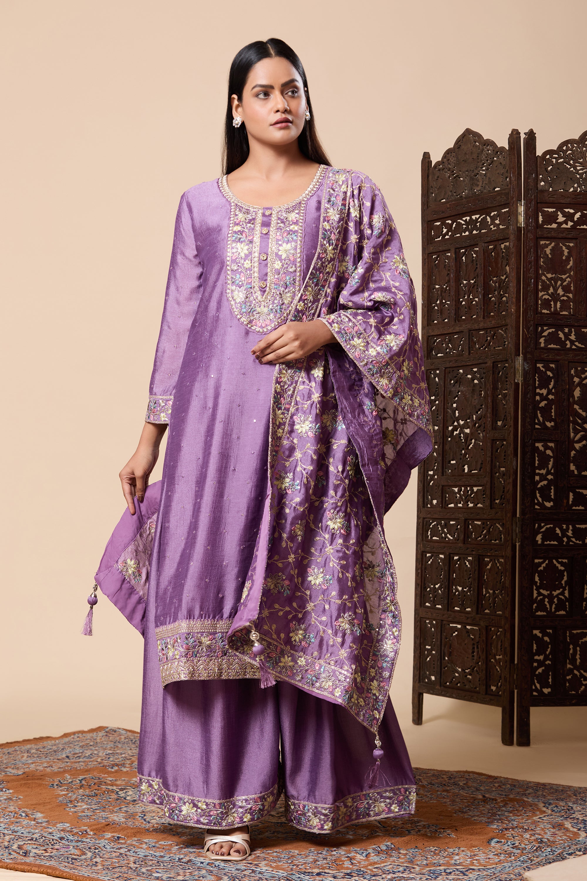 Ananya Palazzo Suit - Roop Darshan