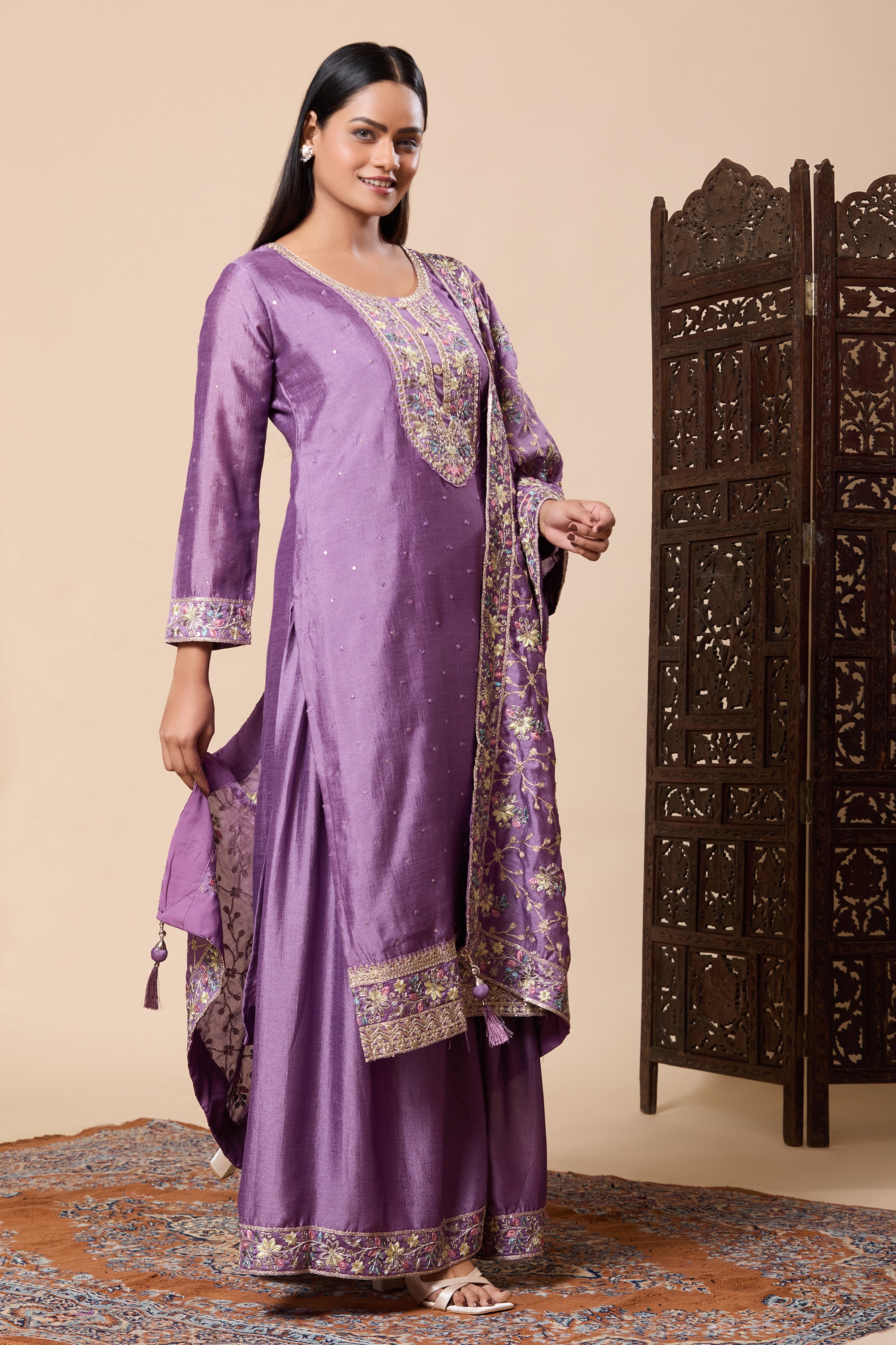 Ananya Palazzo Suit - Roop Darshan