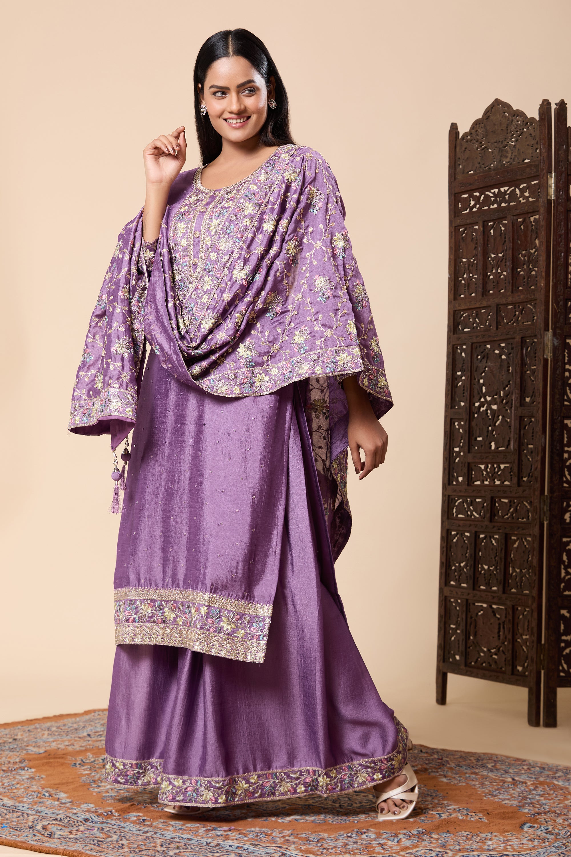 Ananya Palazzo Suit - Roop Darshan