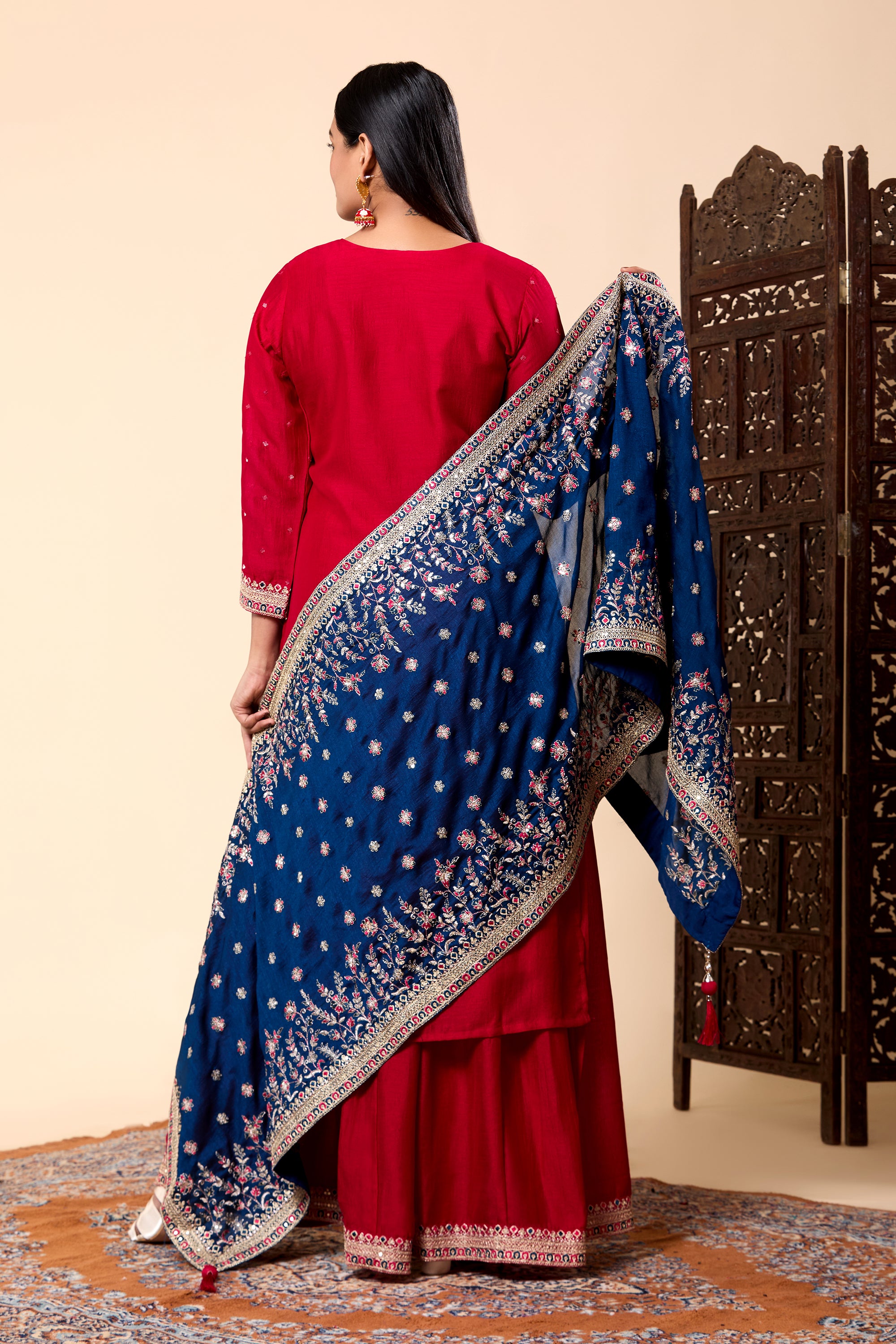 Mayuri Palazzo Suit - Roop Darshan