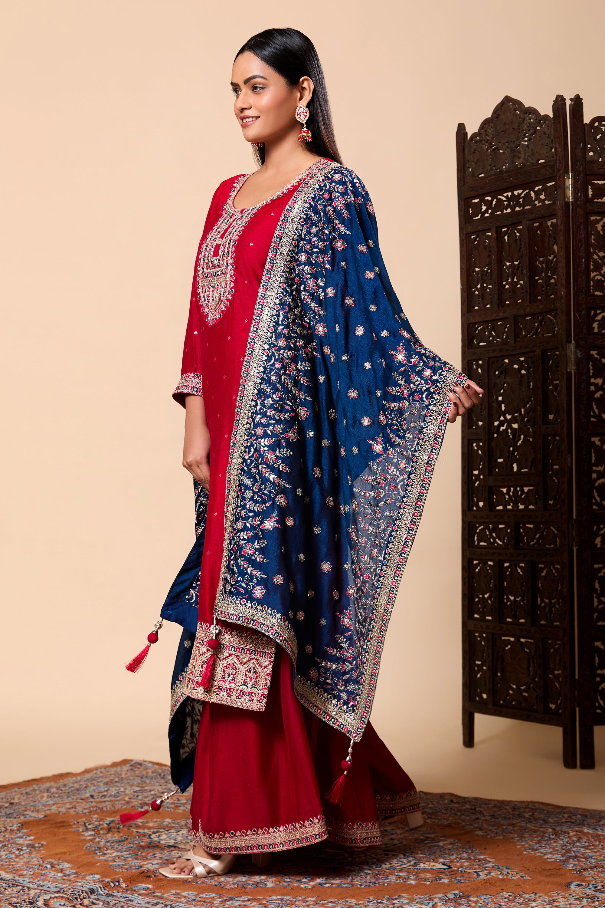 Mayuri Palazzo Suit - Roop Darshan