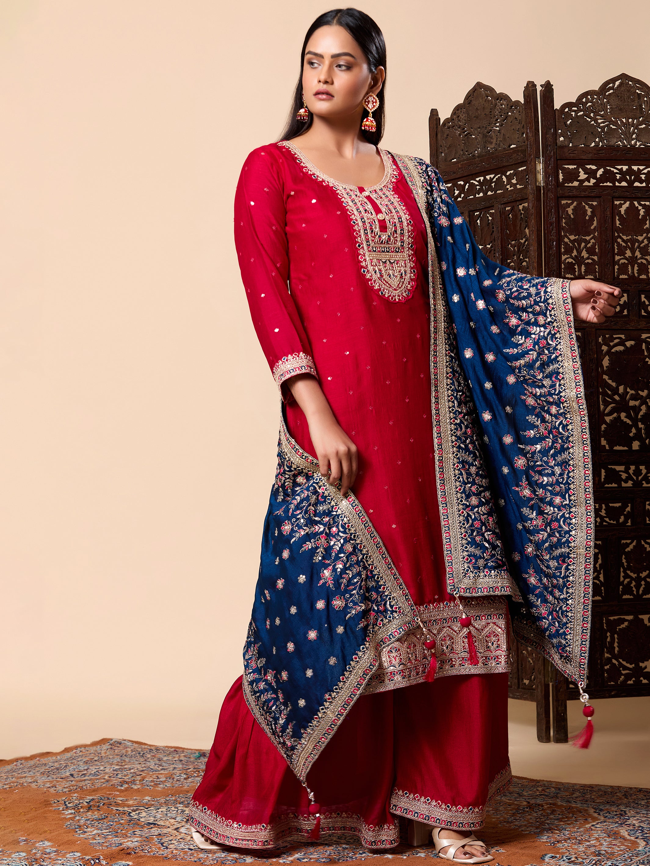 Mayuri Palazzo Suit - Roop Darshan