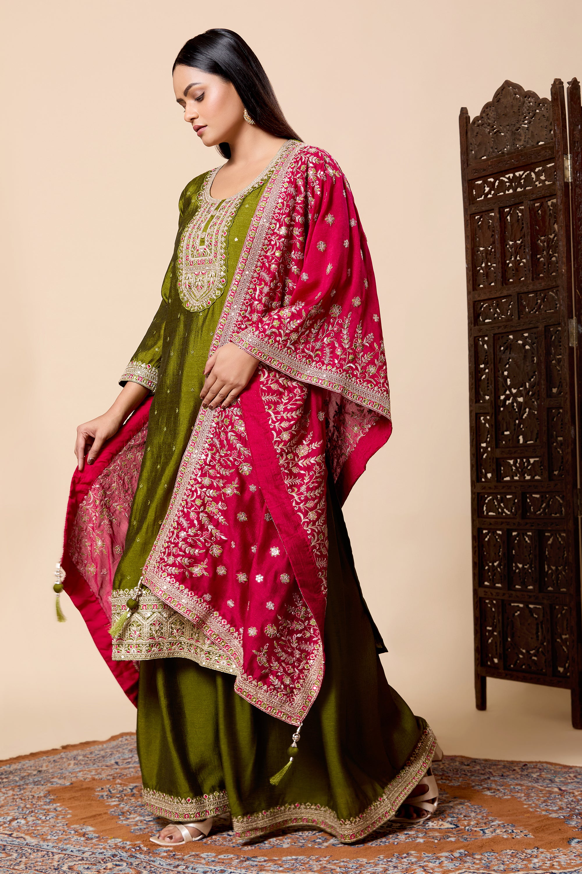 Mayuri Palazzo Suit - Roop Darshan