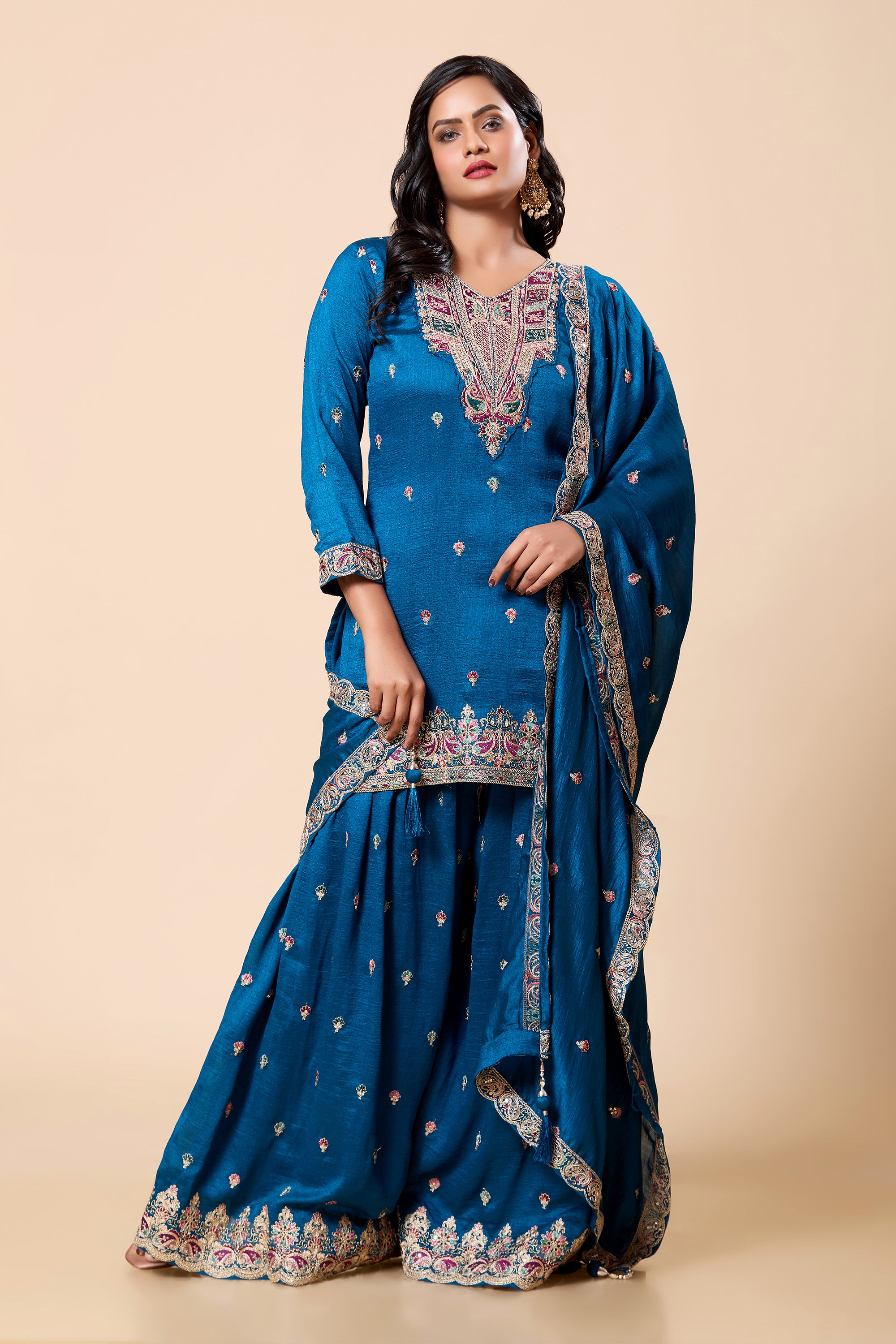 Vanika Palazzo Suit - Roop Darshan