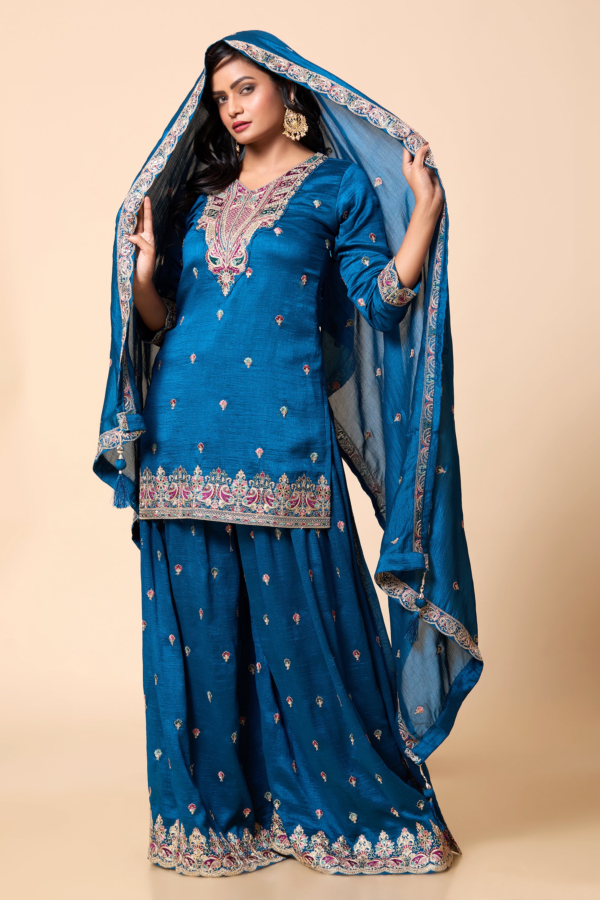 Vanika Palazzo Suit - Roop Darshan