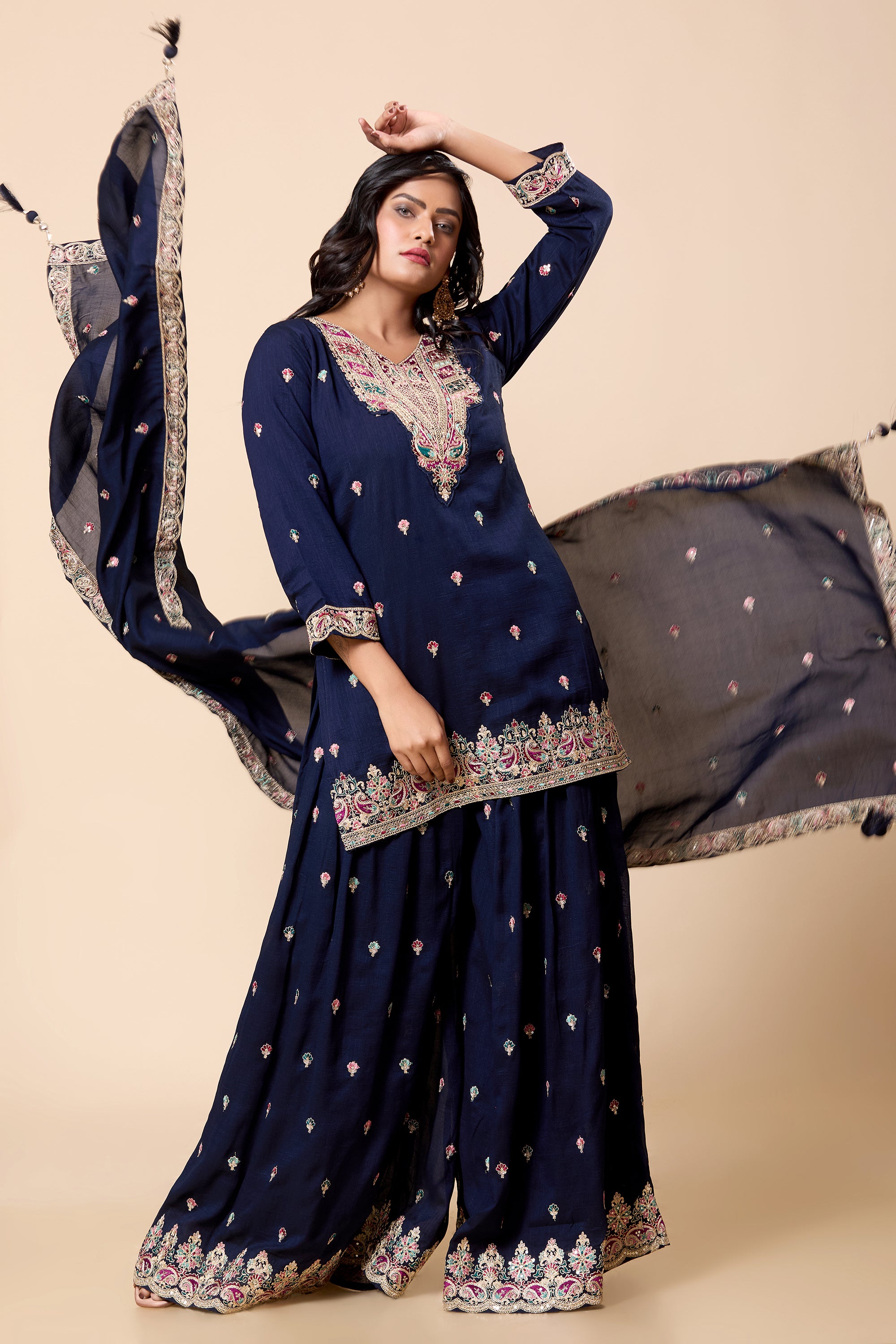 Vanika Palazzo Suit - Roop Darshan