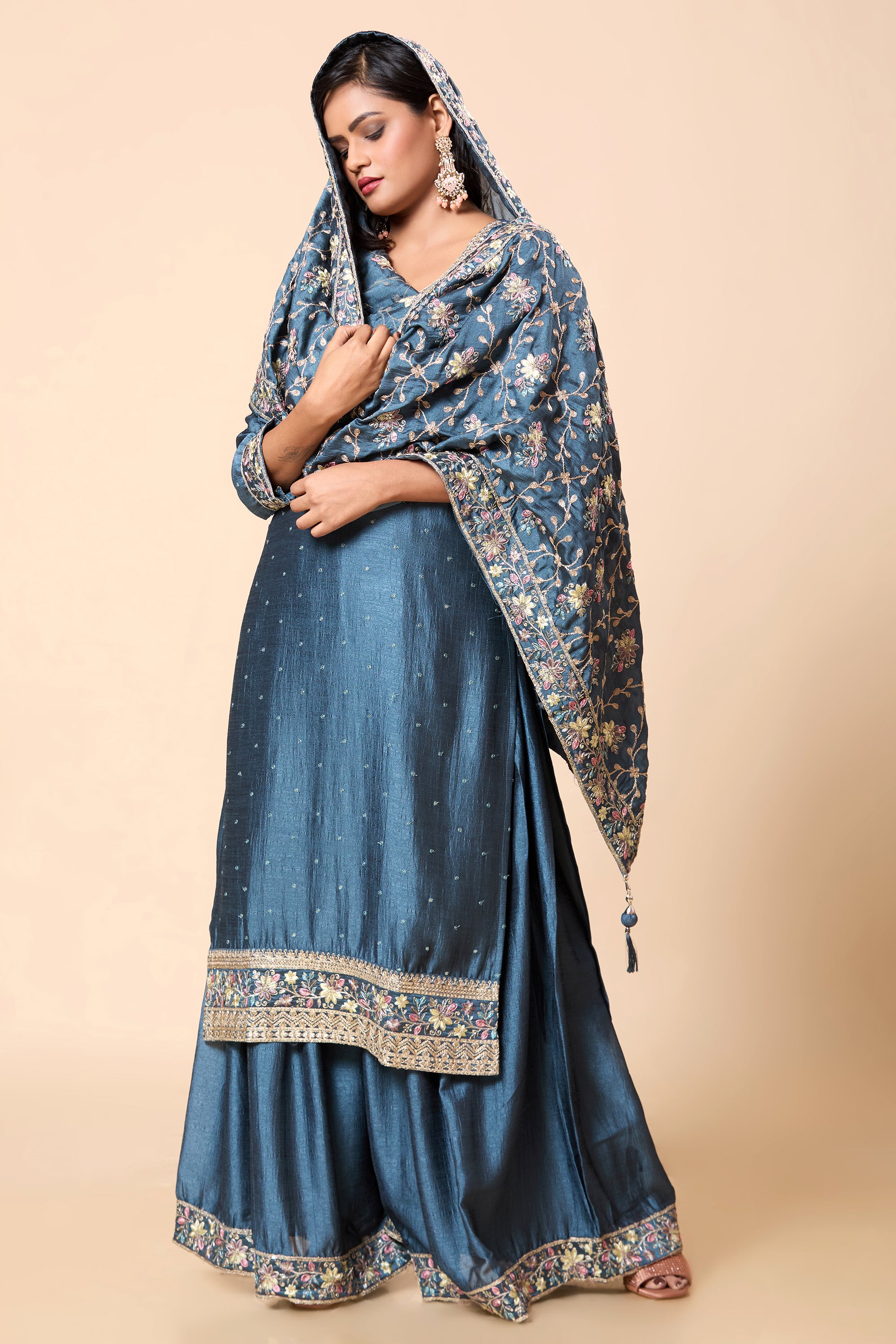 Ananya Palazzo Suit - Roop Darshan
