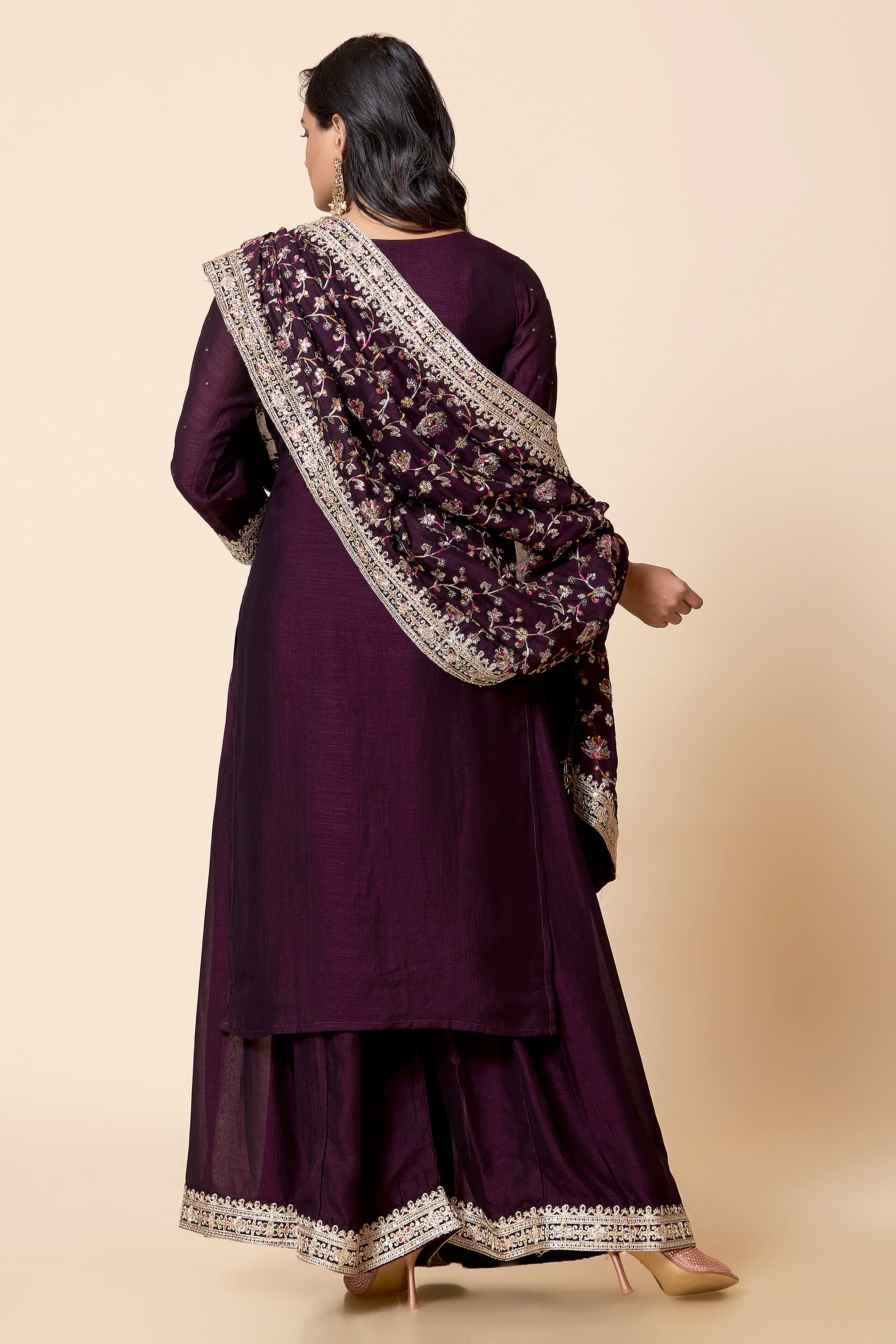 Vinita Palazzo Suit - Roop Darshan