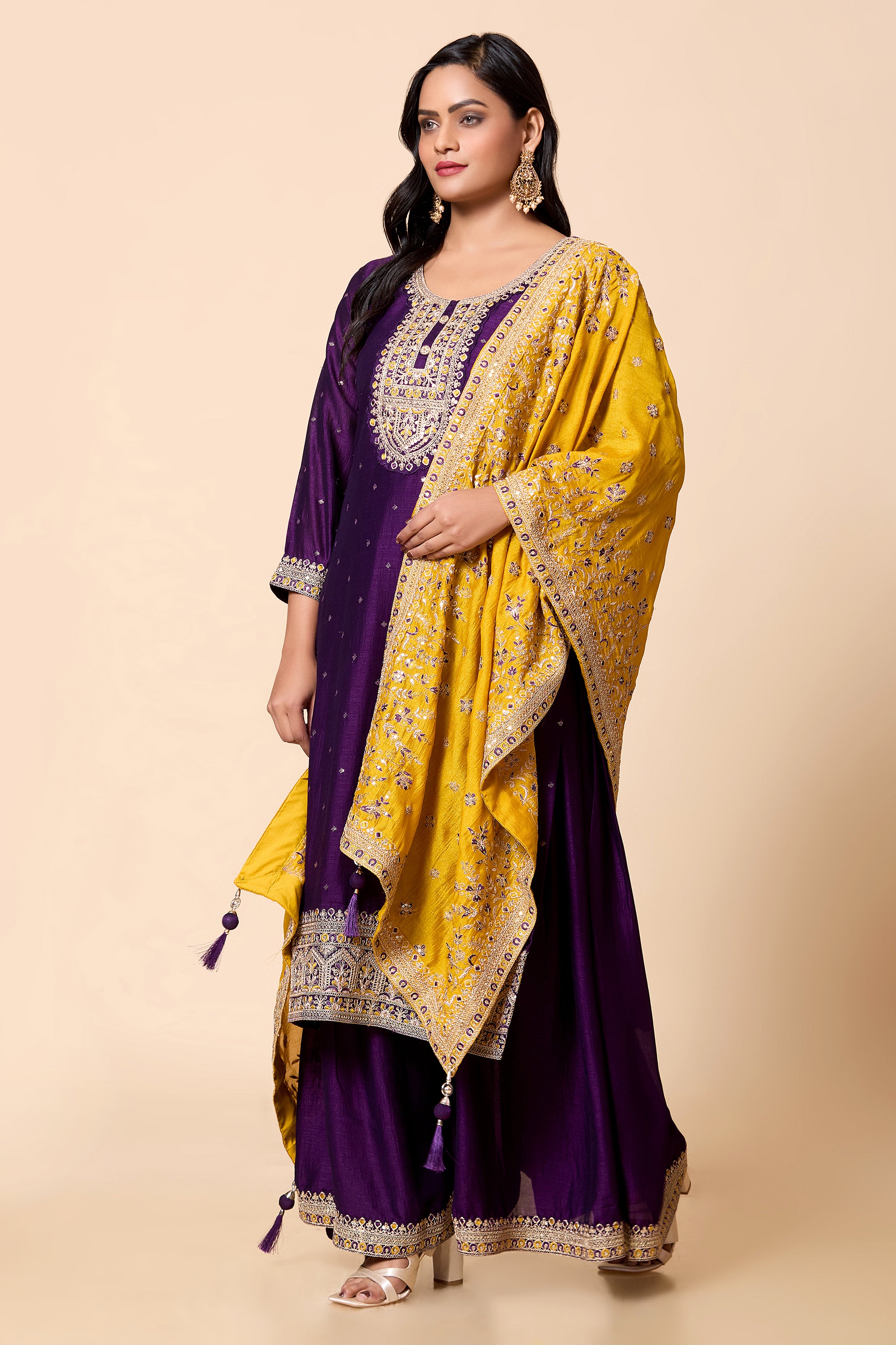 Mayuri Palazzo Suit - Roop Darshan