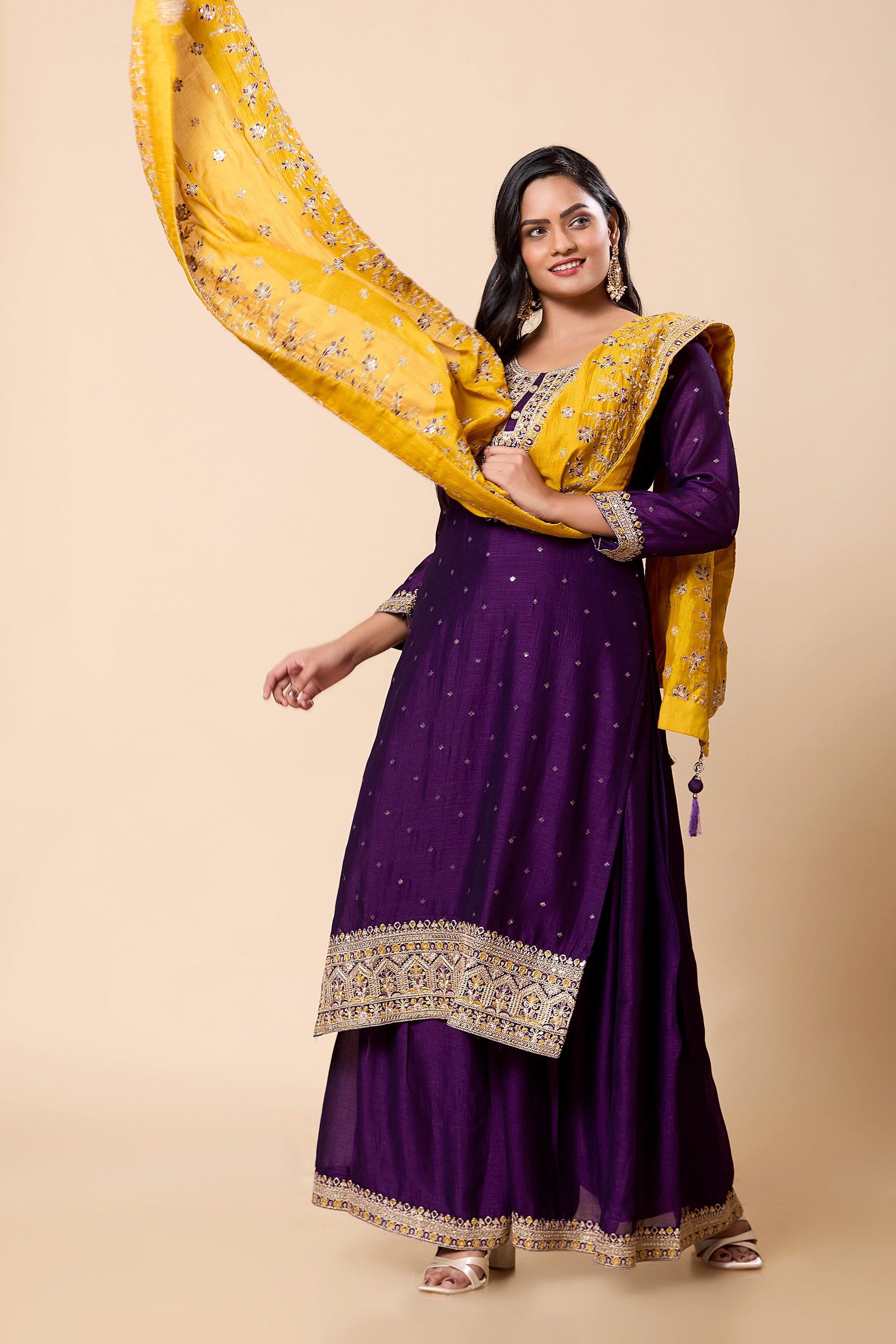 Mayuri Palazzo Suit - Roop Darshan
