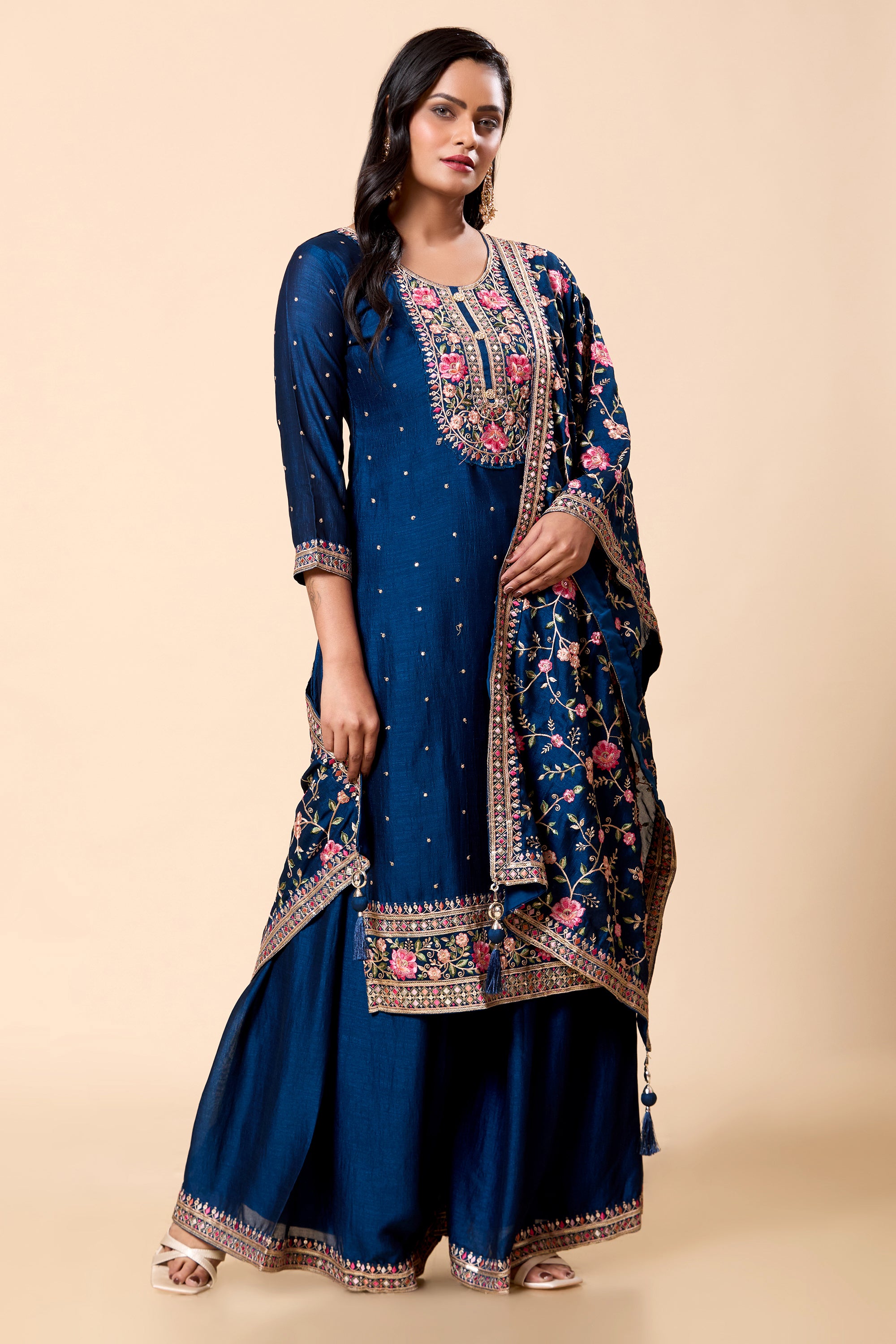 Ahana Palazzo Suit - Roop Darshan