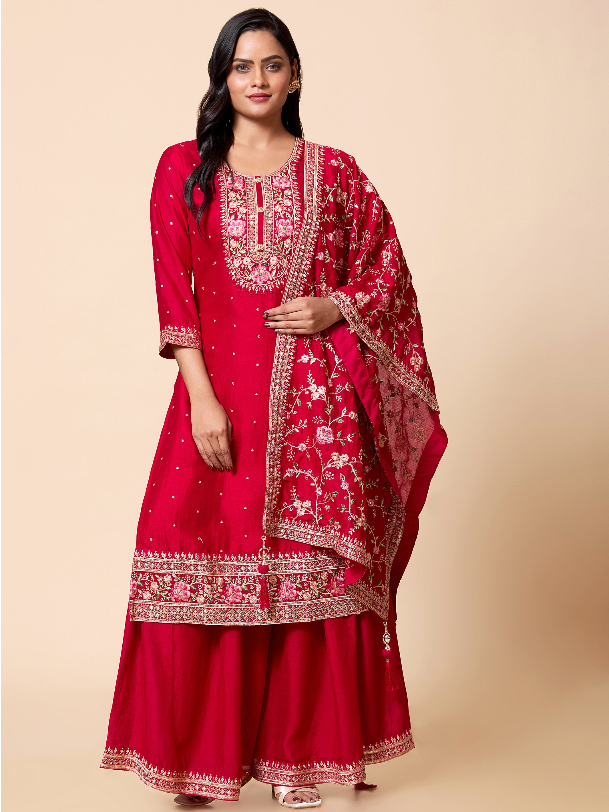 Ahana Palazzo Suit - Roop Darshan