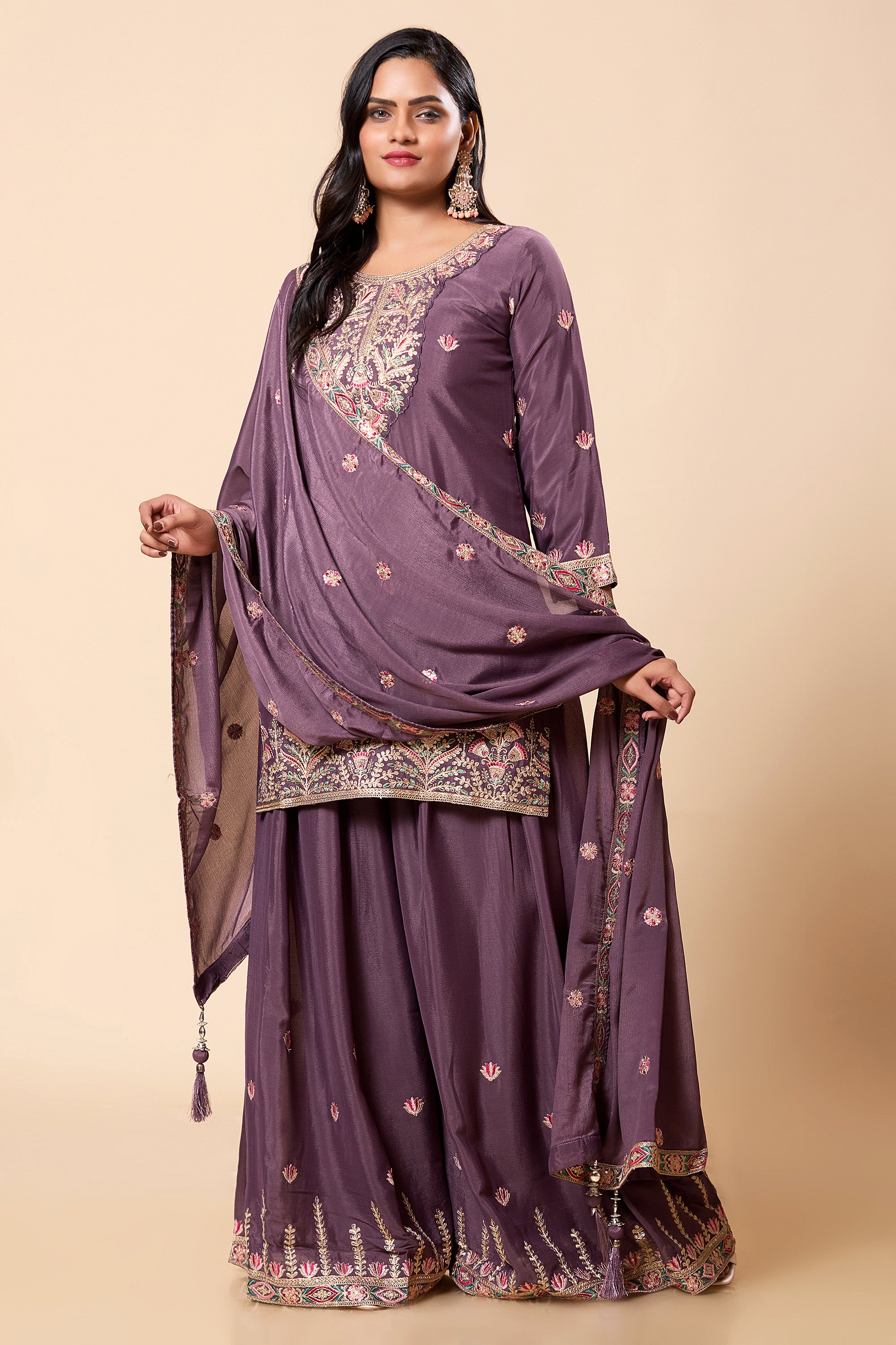 Rani Palazzo Suit - Roop Darshan