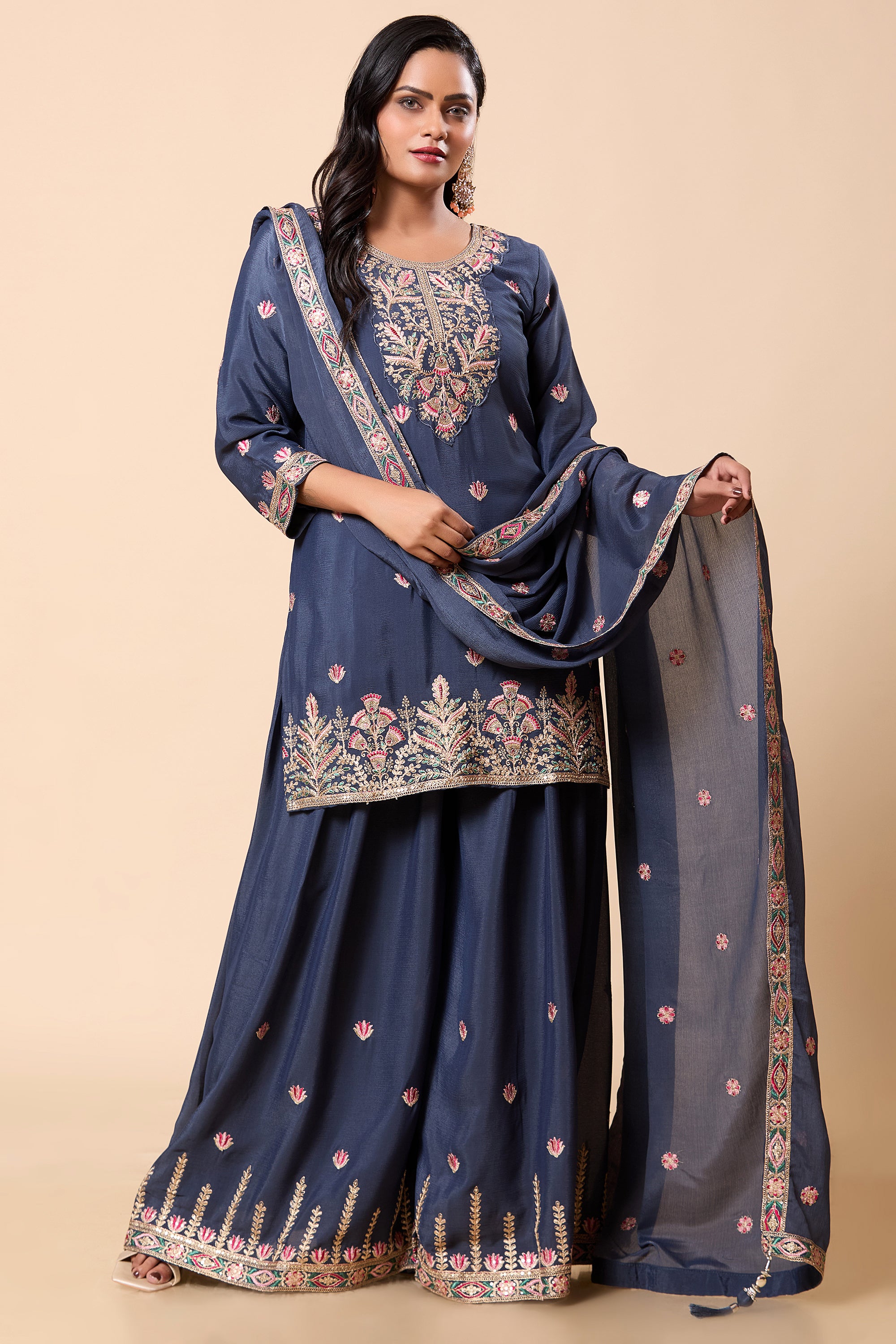 Rani Palazzo Suit - Roop Darshan