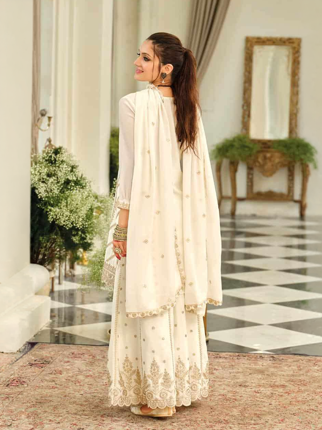 Leena Silk Palazzo Suit