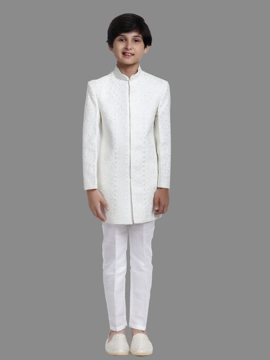 Boys Resham Work Kurta Set - Roop Darshan