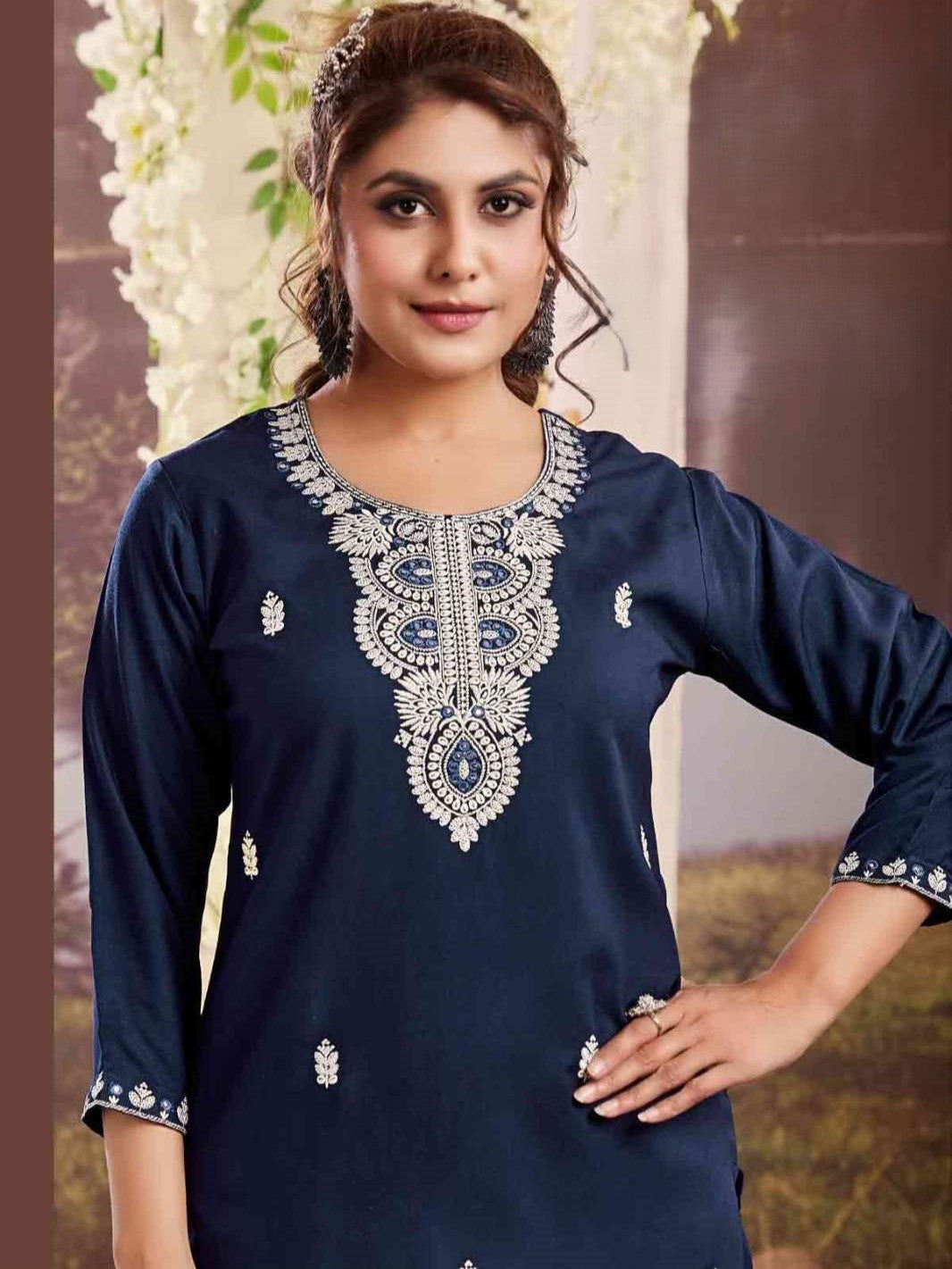 Kesar Short Kurti - Roop Darshan