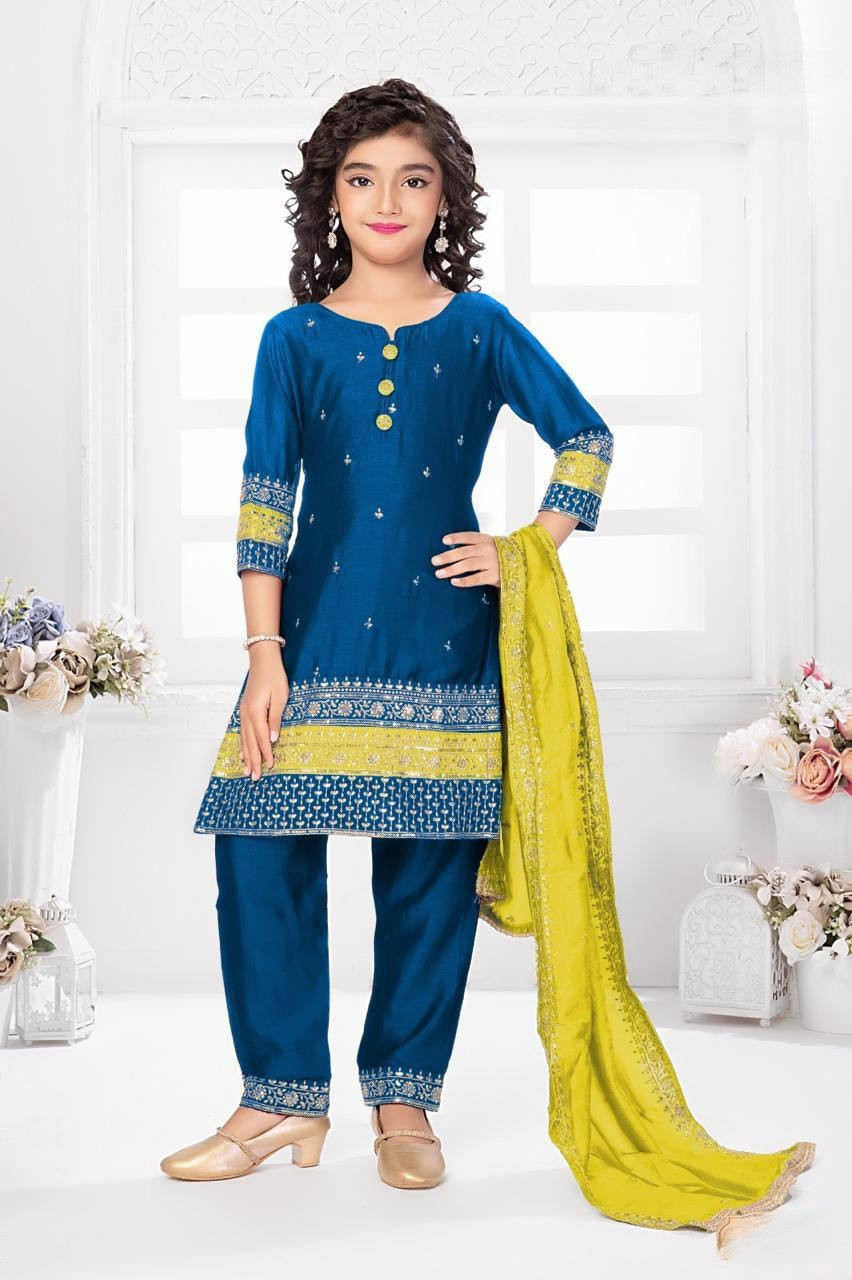 Faiza Straight Kamiz & Pant - Roop Darshan