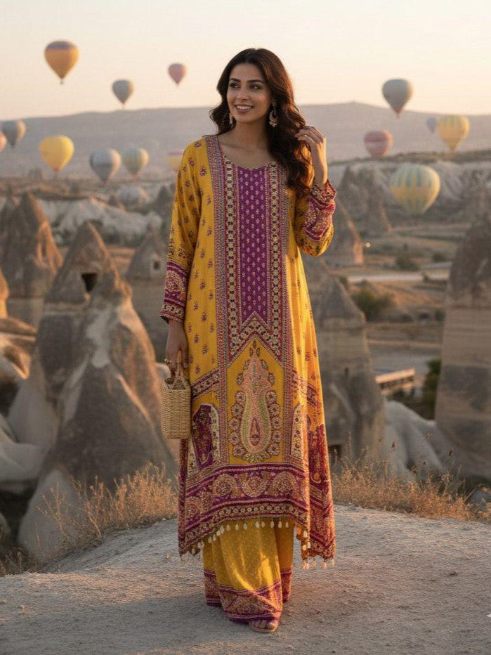 Kayra Palazzo Suit - Roop Darshan
