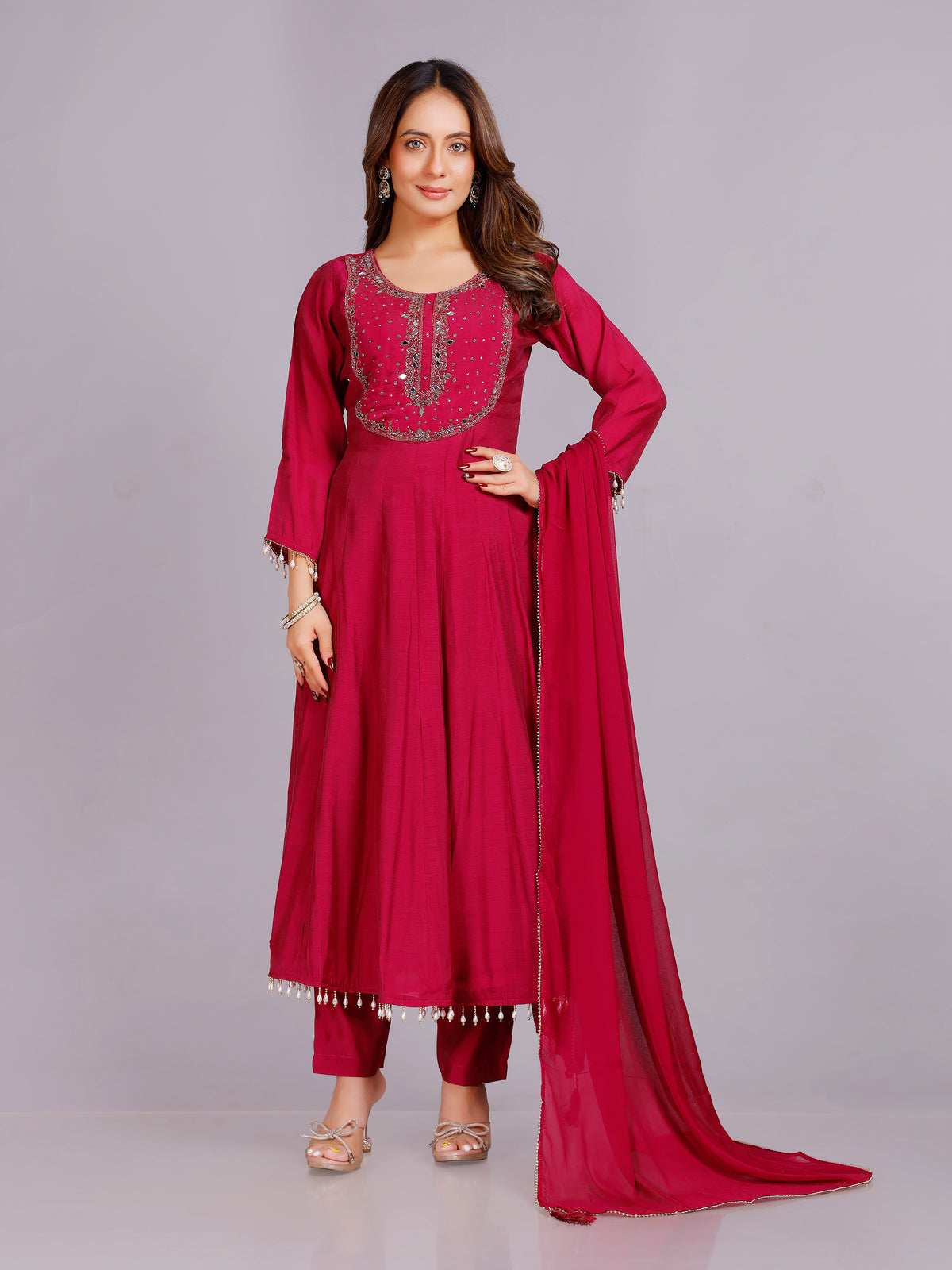 Ziya Silk Flair Suit
