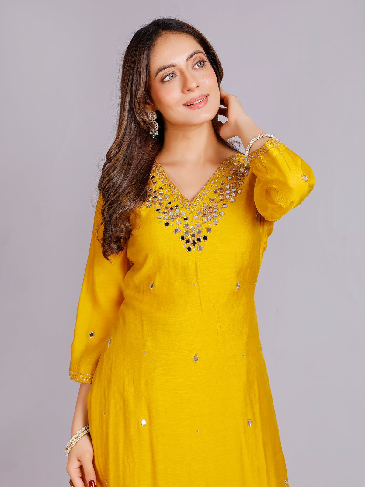 Twish Silk Mirror Kurti