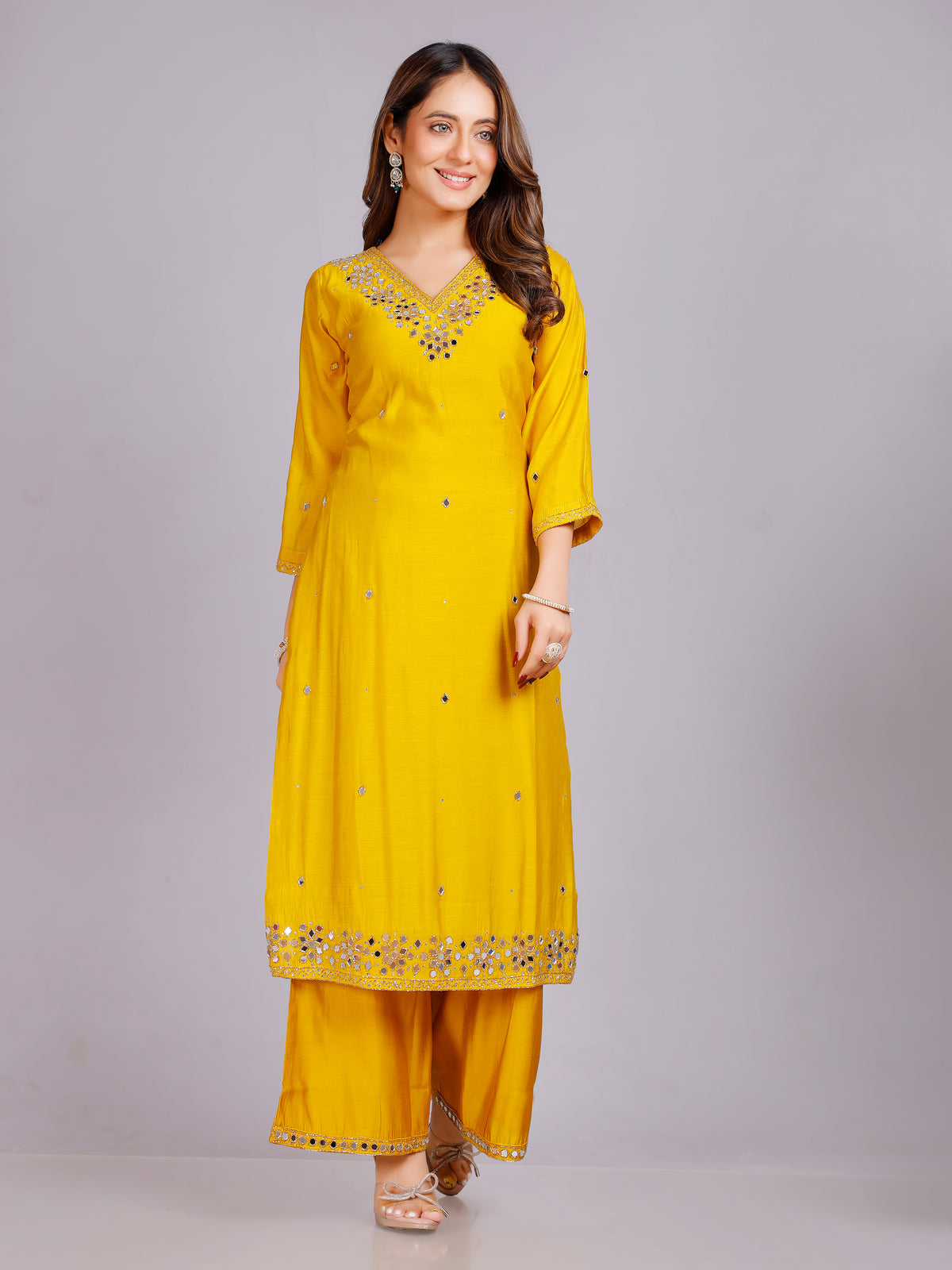 Twish Silk Mirror Kurti