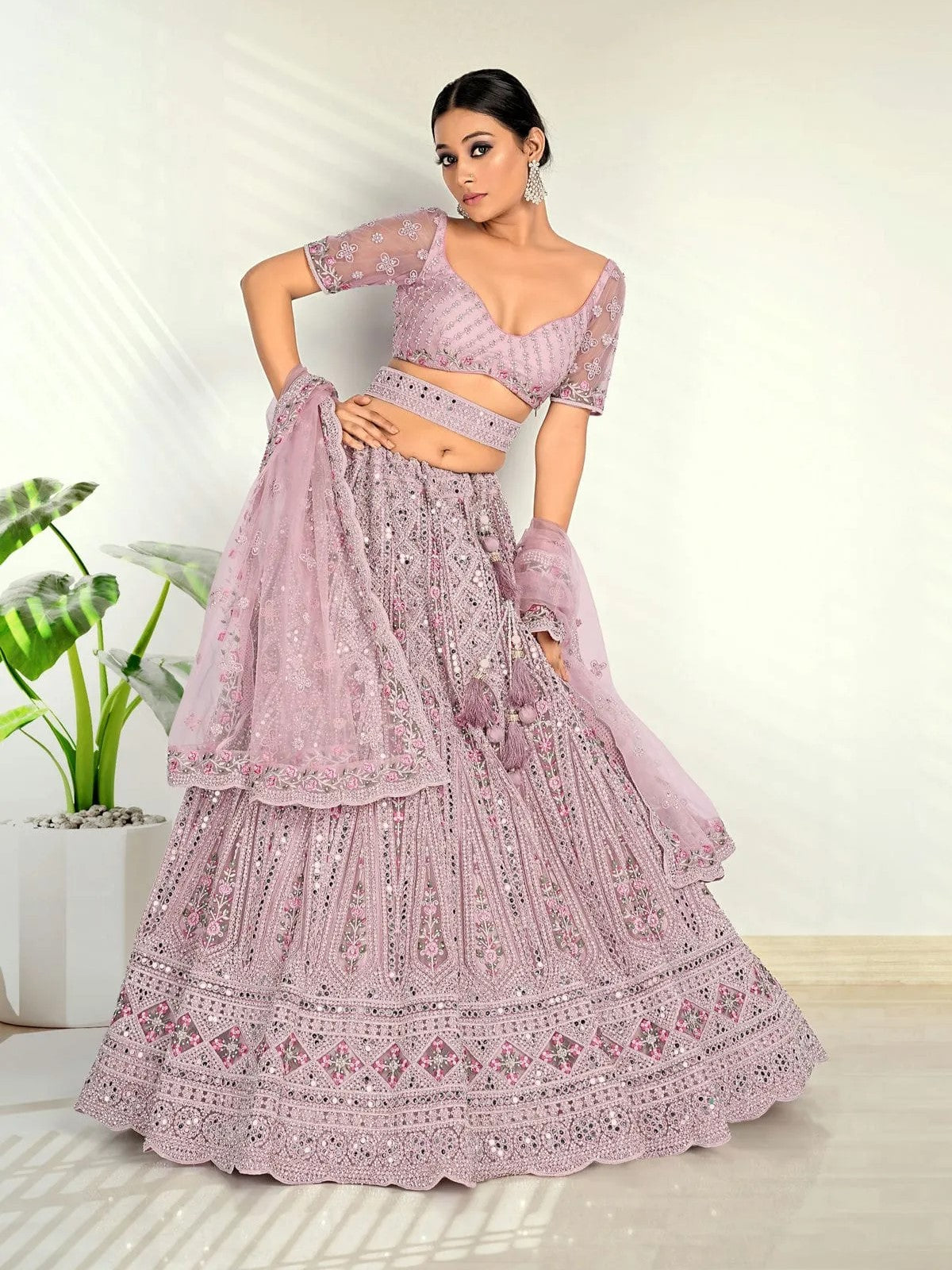 Princess Unstitched Lehenga Choli - Roop Darshan