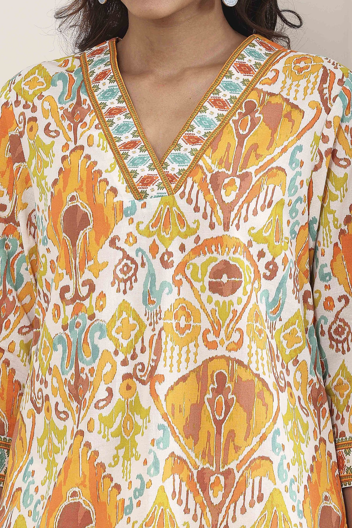 Biba Cotton Printed Kurti - Roop Darshan