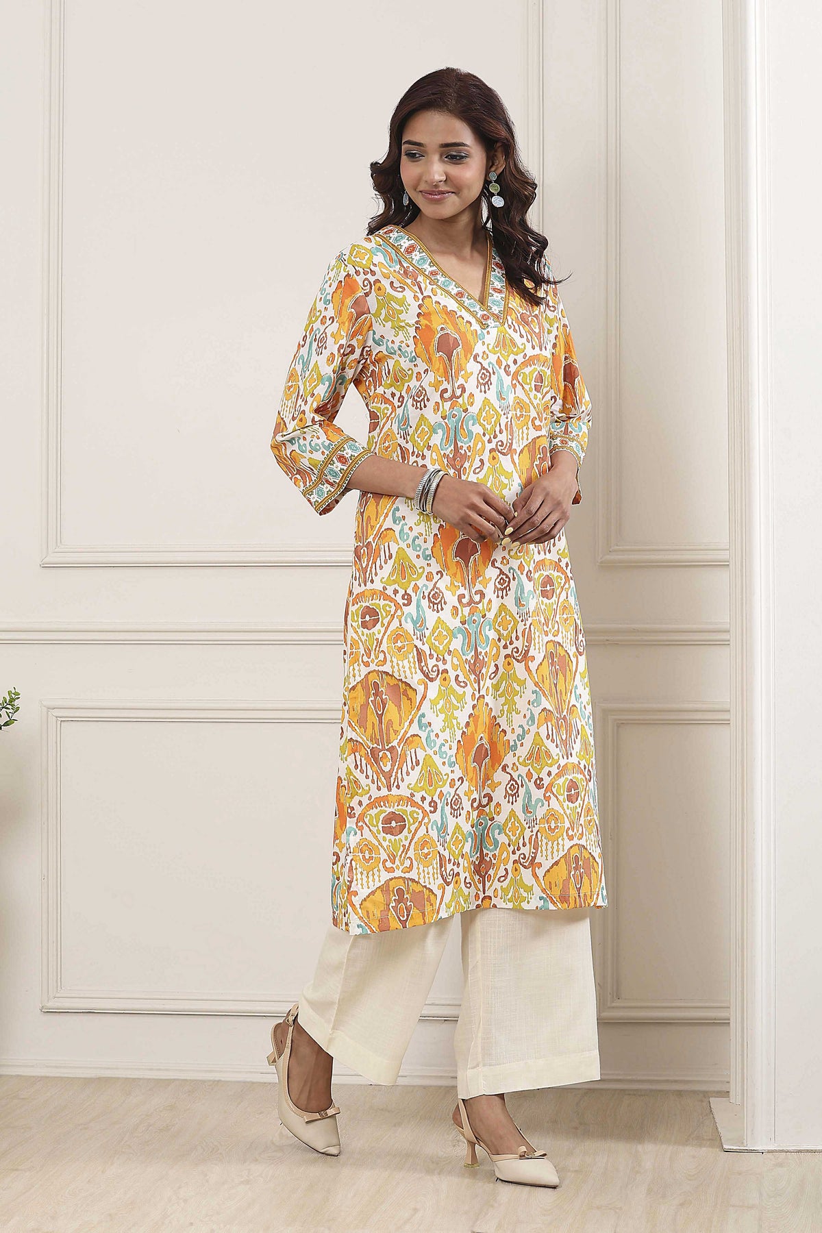 Biba Cotton Printed Kurti - Roop Darshan