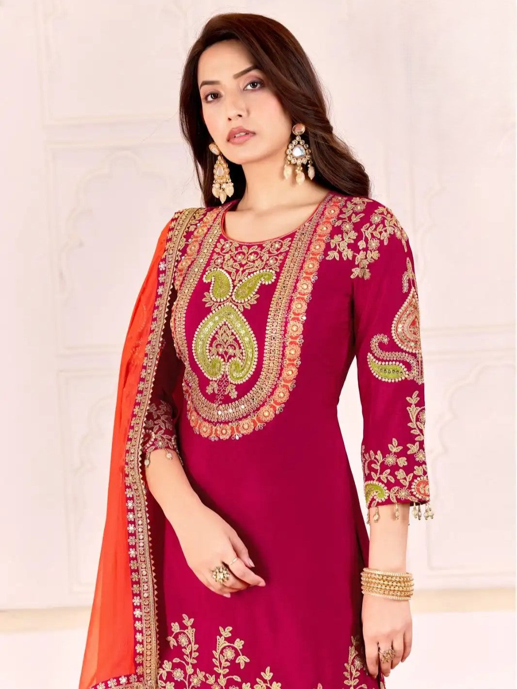 Zebba Palazzo Suit - Roop Darshan