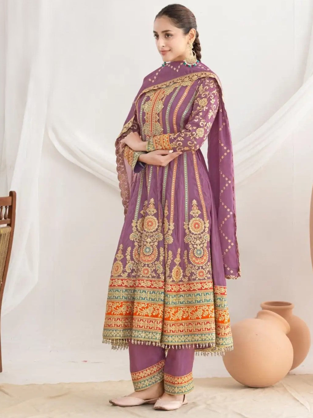 Ruhi Flair Suit - Roop Darshan