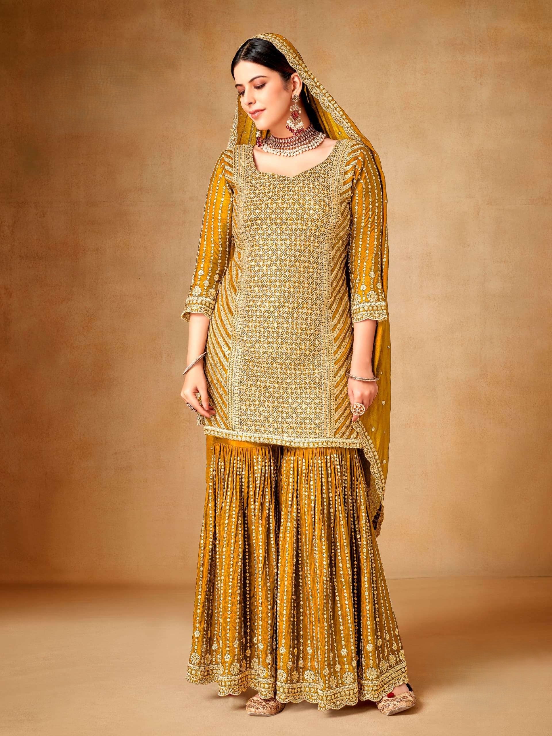 Maria Sharara Suit