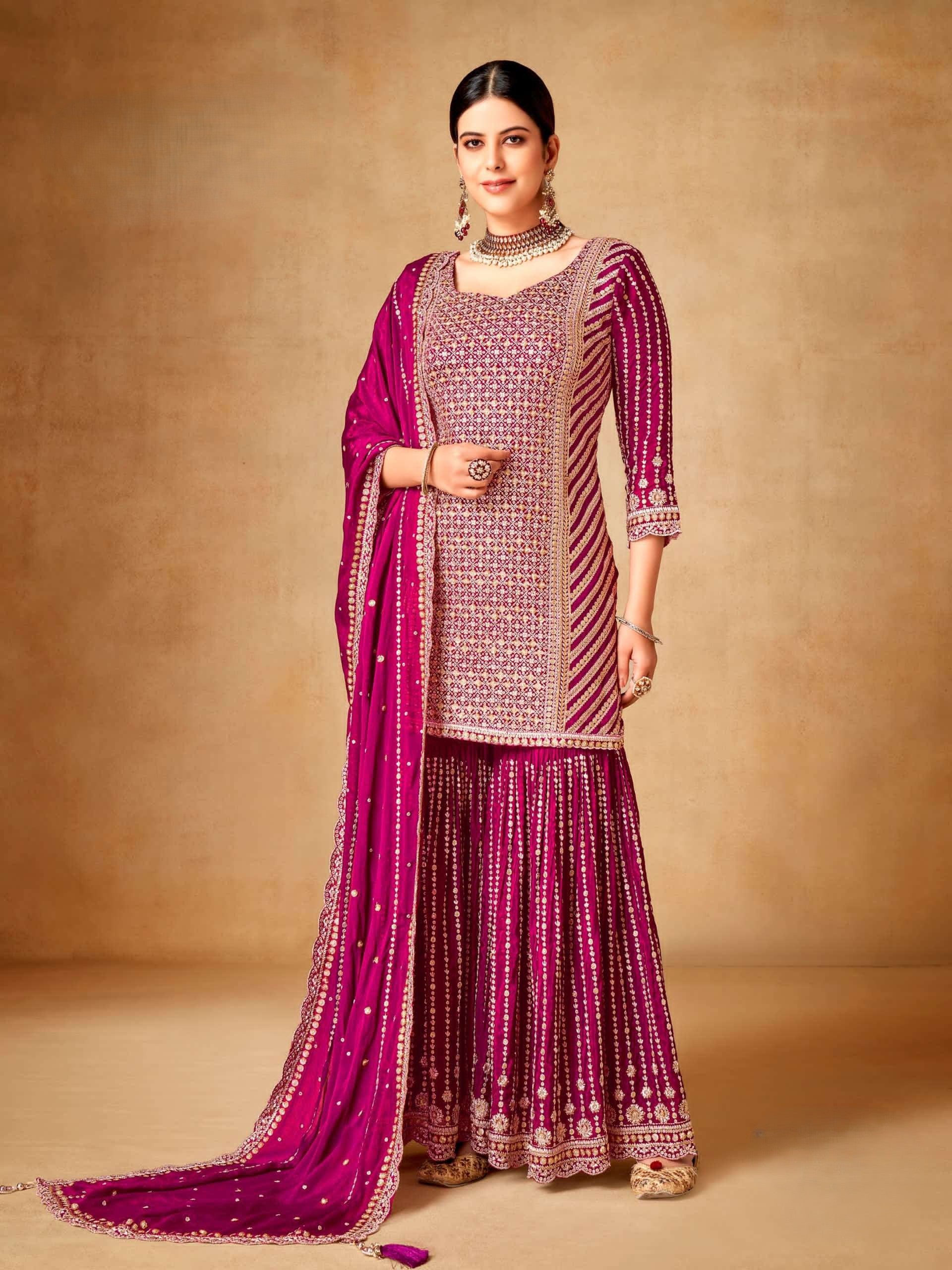 Maria Sharara Suit