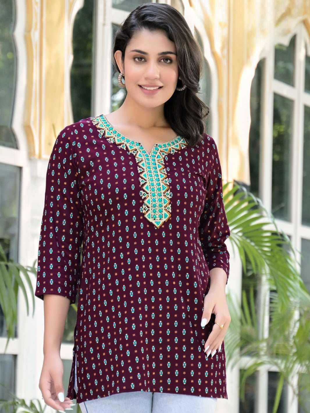 Mannat Short Kurti - Roop Darshan