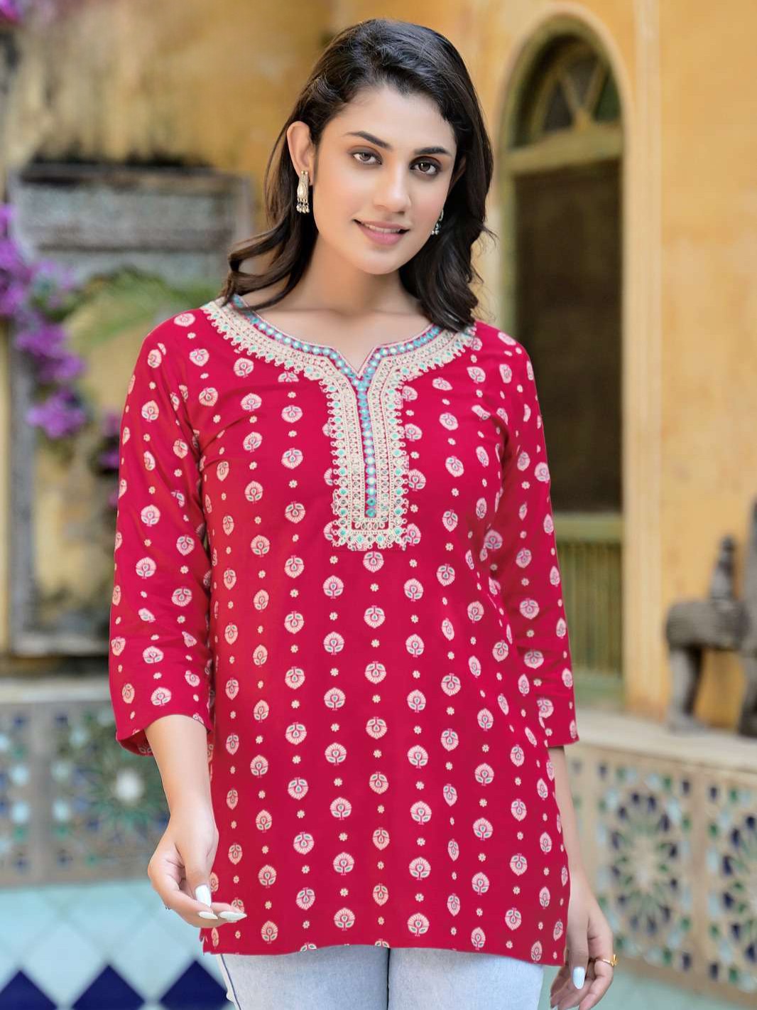 Mannat Short Kurti - Roop Darshan