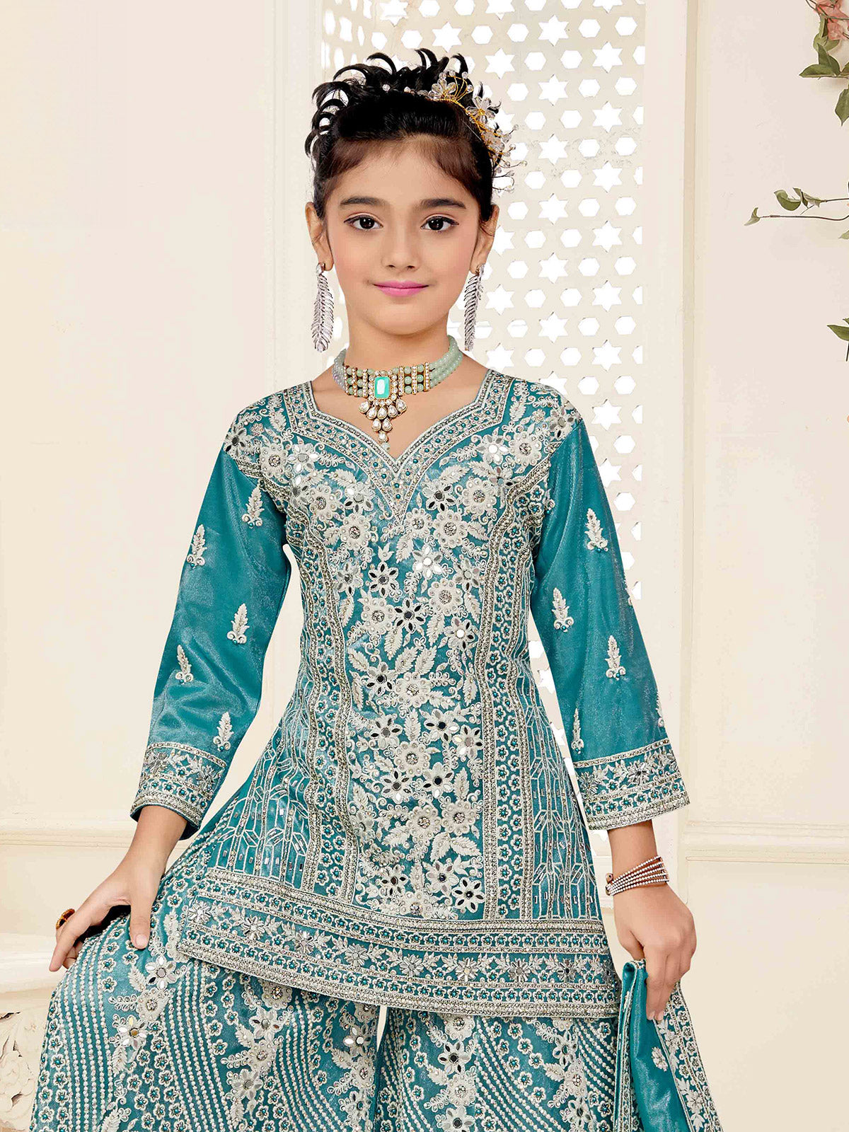 Mahie Palazzo Suit - Roop Darshan