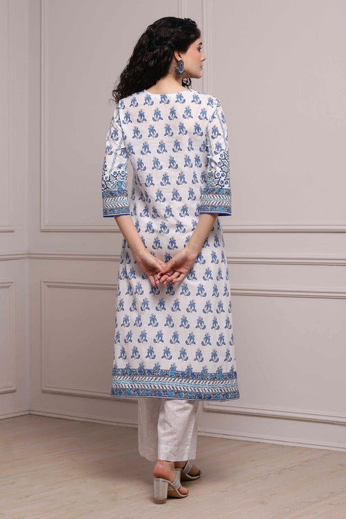 Cotton Printed Palazzo Suit - Roop Darshan