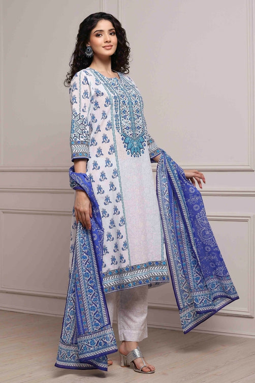 Cotton Printed Palazzo Suit - Roop Darshan