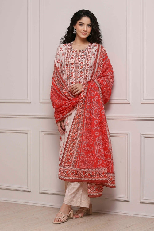 Cotton Printed Palazzo Suit - Roop Darshan