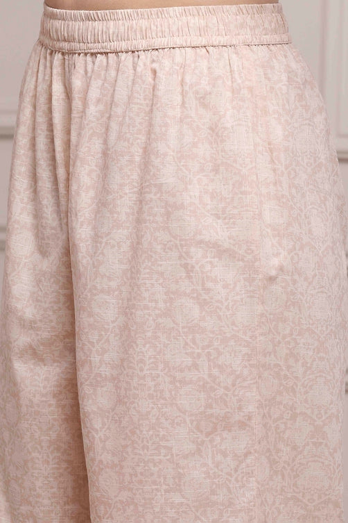 Cotton Printed Palazzo Suit - Roop Darshan