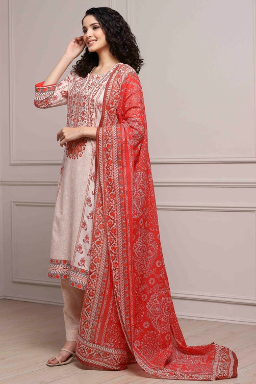 Cotton Printed Palazzo Suit - Roop Darshan