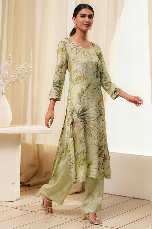 Biba Kurti With Palazzo Pant - Roop Darshan