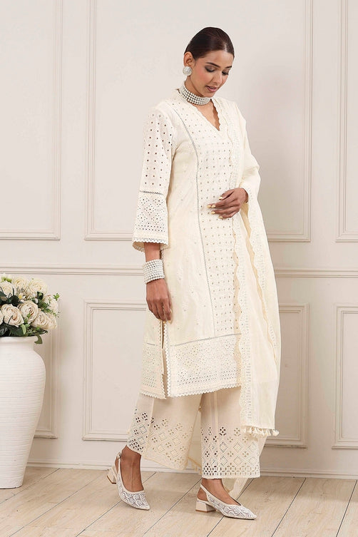 Biba Palazzo Suit - Roop Darshan