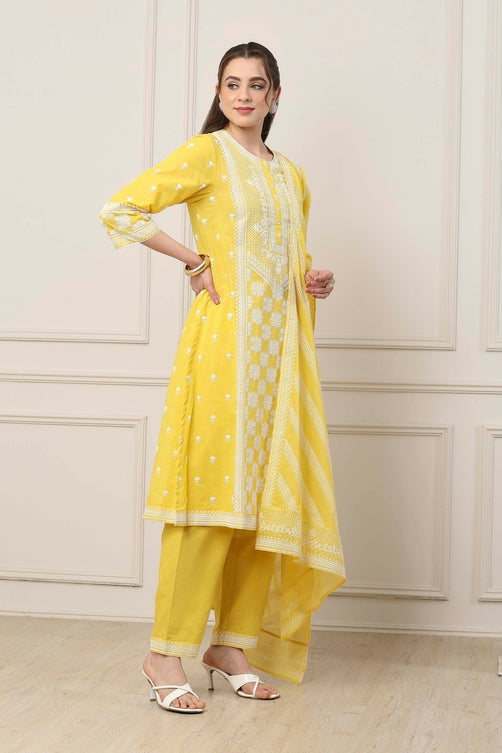 Biba Straight Kamiz & Pant - Roop Darshan