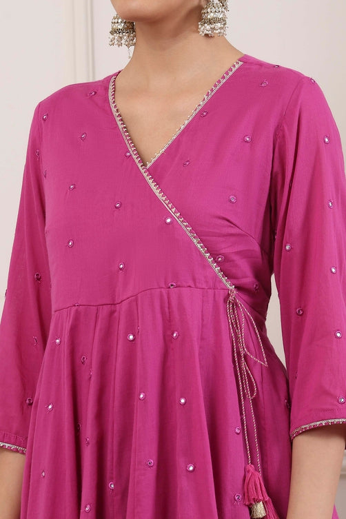 Biba Kalidar Suit Set - Roop Darshan