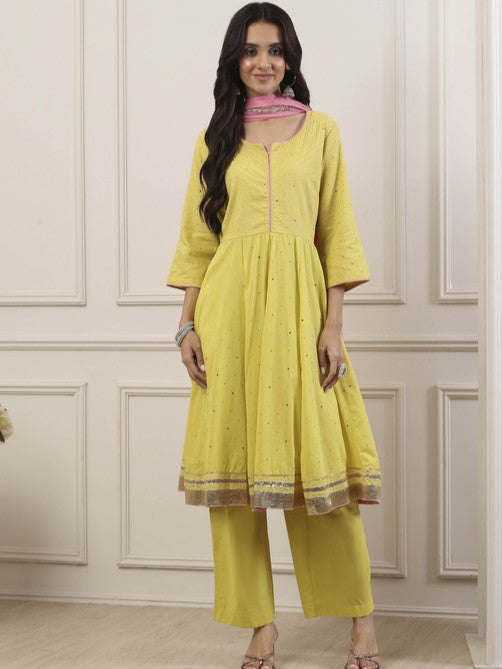 Biba Flair Kamiz & Pant - Roop Darshan