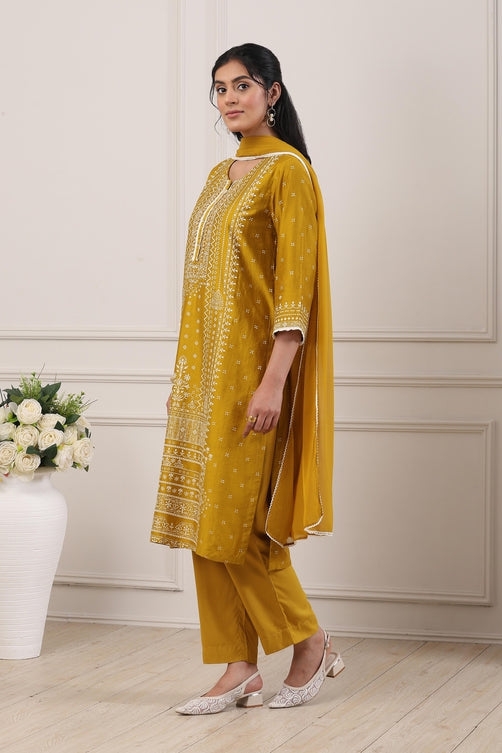 Biba Straight Kamiz & Pant - Roop Darshan